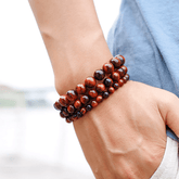 Bracelet Pierre Oeil de Taureau l Lithothérapie Stéphanie